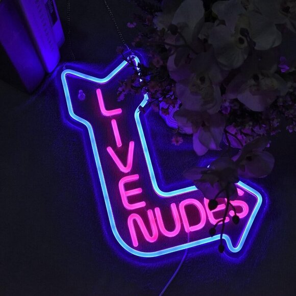 Neon Sign Art Light LED with Dimmer for Bedroom Hotel Pub Cafe Wall Decor - Picture 1 of 5